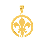 Pingente de Formatura Letras em Ouro 18k 