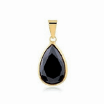 Pingente Ponto de Luz Gota em Ouro 18K 