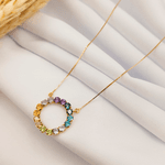 Corrente em Ouro 18K - Pedras Naturais