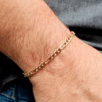Pulseira Groumet 3x1 em Ouro 18K