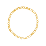 Pulseira Groumet em Ouro 18K - 18cm e 19cm