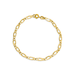 Pulseira em Ouro 18K Elos Personalizados 