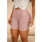 SHORT CORTE A FIO EM LESS - ROSEWOOD 