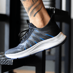 Tênis Esportivo Masculino Ousy Preto e Azul