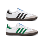 KIT 2 PARES SAMBA OG WHITE BLACK E WHITE GREEN