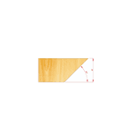 Fresa 45° Meia Esquadria Ø140x33 4z F.30 - Cortec 