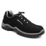 Sapato de Segurança em Microfibra – Preto e Cinza – Estival – EN10021S2 - CA 44592