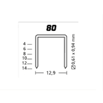 Grampo 80/06 Para Grampeador Pneumático - Caixa Com 28.000
