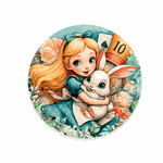 Painel Redondo Tema Alice no País das Maravilhas 4310