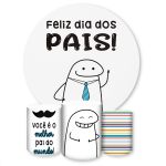 Capa Painel + Trio Capas Cilindros Sublimados Tema Dia dos pais 404