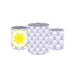 Trio Capas de Cilindros - Geométricos