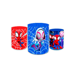 Trio Capas de Cilindros - Homem Aranha Baby