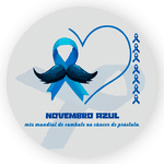 Painel Redondo 50x50 - Novembro Azul