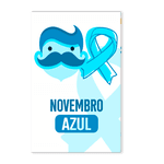 Painel Retangular 2.20x1.50 - Novembro Azul