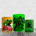 Trio De Cilindros Para Festas Incrível Hulk