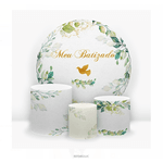 Kit Capa Painel Sublimado + 3 Capas De Cilindro - Batizado 7