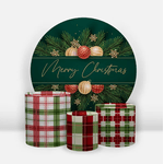 Kit Capa Painel Sublimado + 3 Capas De Cilindro - Natal 01