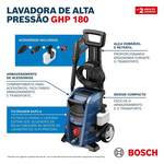 Lavadora De Alta Pressão GHP 180 da Bosch