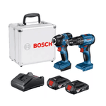 O Combo Furadeira GSB 185 + Chave de Impacto GDR 18V-200 da Bosch