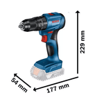 O Combo Furadeira GSB 185 + Chave de Impacto GDR 18V-200 da Bosch