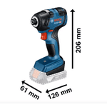 O Combo Furadeira GSB 185 + Chave de Impacto GDR 18V-200 da Bosch