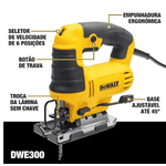 SERRA TICO TICO DWE 300-B2 650W DEWALT