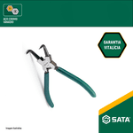 Alicate Para Anéis Interno Com Bico Curvo De 7'' Sata-ST72042ST