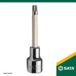 Soquete com Bit Multidentado Longo 1/2"X100Mmxm8 de M8 SATA - ST25803SC