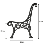 Pé de Banco Gardem de Ferro Fundido 