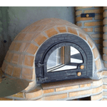 Porta de Forno de Pizza Tijolinho com Tampa de Vidro
