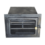 Forno de Ferro Fundido Grande Frente de Vidro 50 X 47 X 33 cm