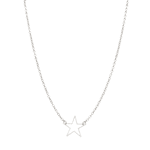 Choker Estrela Vazada Aço Inoxidável 