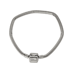 Pulseira Rabo de Rato para Berloque em Aço Inoxidável 