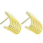 Brinco Ear Hook 7 Fios Com Pontos De Luz By Kumbayá Joias