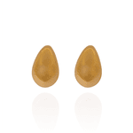 Brinco Gota Detalhada Banho de Ouro 18K