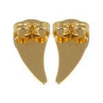 Tarraxa Vírgula Banho de Ouro 18K