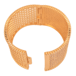 Bracelete Largo Cravejado De Zircônias By Kumbayá Joias
