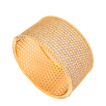 Bracelete Largo Cravejado De Zircônias By Kumbayá Joias