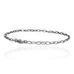 Pulseira Elo Cartier Pequeno Aço Inoxidável 