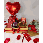 Box do Amor com Buquê 6 rosas