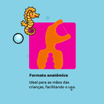Fio dental infantil Powerdent Powerfloss Ocean Kids 24un