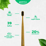 Escova de dente Powerdent EcoCare Nature - Kit com 2 un. - 2306