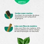 Escova de dente Powerdent EcoCare Nature - Kit com 2 un. - 2306