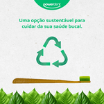 Escova de dente Powerdent EcoCare Nature - Kit com 2 un. - 2306