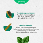 Escova de dente Powerdent EcoCare Bamboo