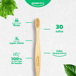 Escova de Dente Powerdent Ecocare Bamboo Kids