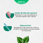 Escova de dente Powerdent Ecocare Essence - 100% Bio