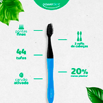 Escova de Dentes Powerdent Eco Supreme Bio 2 Refis