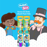 Escova de Dente Powerdent Flash Kids Mundo Bita