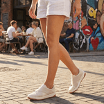 Tênis Slip On Couro Premium Plume Natural 1004